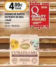 Intermarché Labell - creme de rosto extrato de mel promoção