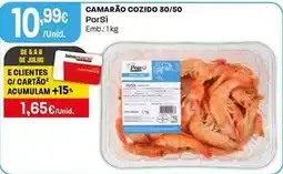 Intermarché Porsi - camarão cozido 30/50 promoção