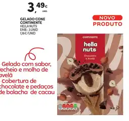 Continente Gelado cone continente promoção