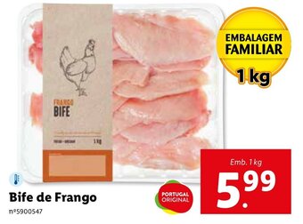 Lidl Bife de Frango 1kg promoção