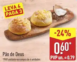 ALDI Pão de Deus promoção