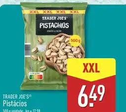 ALDI TRADER JOE'S Pistácios XXL promoção