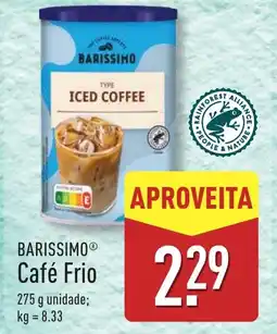 ALDI BARISSIMO Café Frio promoção