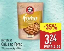 ALDI MATUTANO Cajus no Forno promoção