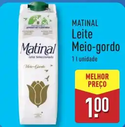ALDI MATINAL Leite Meio-gordo promoção