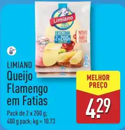 ALDI LIMIANO Queijo Flamengo em Fatias promoção