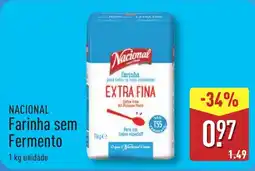 ALDI NACIONAL Farinha sem Fermento promoção