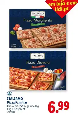 Lidl ITALIAMO Pizza Familiar promoção