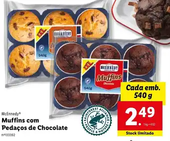 McEnnedy Muffins com Pedços de Chocolate 540g