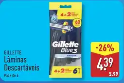ALDI GILLETTE Lâminas Descartáveis promoção