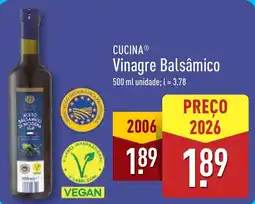 ALDI CUCINA Vinagre Balsâmico promoção