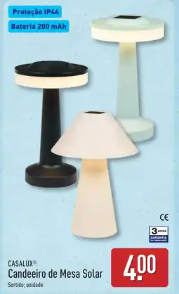 ALDI CASALUX Candeeiro de Mesa Solar promoção