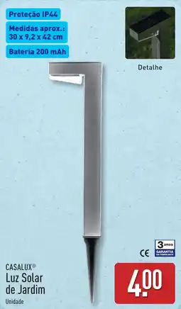ALDI CASALUX Luz Solar de Jardim promoção