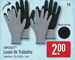 ALDI TOPCRAFT Luvas de Trabalho promoção