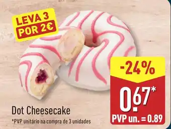 ALDI Dot Cheesecake promoção
