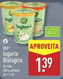 ALDI BIO logurte Biológico promoção