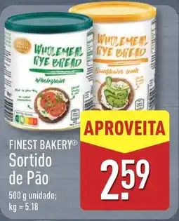ALDI FINEST BAKERY Sortido de Pão promoção