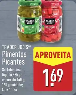 ALDI TRADER JOE'S Pimentos Picantes promoção