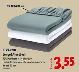 Lidl LIVARNO Lençol Ajustável promoção
