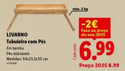 Lidl LIVARNO Tabuleiro com Pés promoção