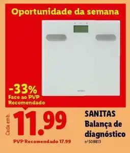 Lidl SANITAS Balança de diagnóstico promoção