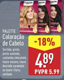 ALDI PALETTE Coloração de Cabelo promoção