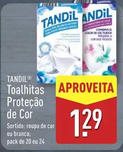 ALDI TANDIL Toalhitas Proteção de Cor promoção