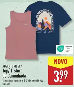 ALDI ADVENTURIDGE Top/ T-shirt de Caminhada promoção