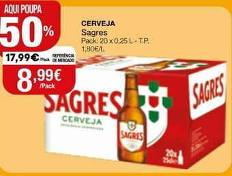 Intermarché Cerveja sagres promoção