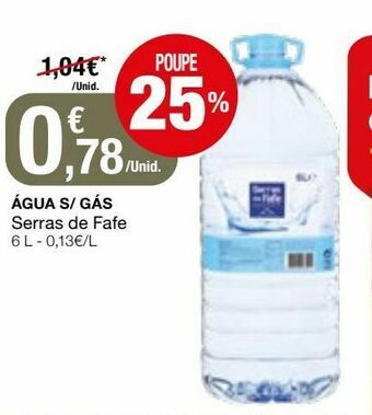 Intermarché Água promoção