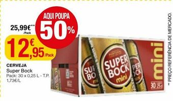 Intermarché Cerveja super bock promoção
