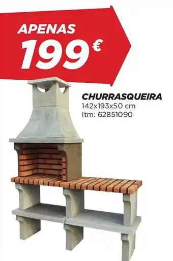 Churrasqueira 142x193x50 cm
