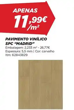 Bricomarché Pavimento vinílico spc "madrid" promoção
