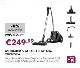 Radio Popular Rowenta - aspirador sem saco ro7c89ea promoção