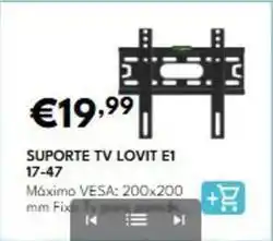 Radio Popular Lovit - suporte tv e1-17-47 promoção