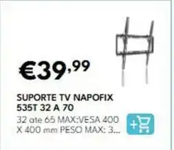 Radio Popular A+ - suporte tv napofix 535t 32 a 70 promoção