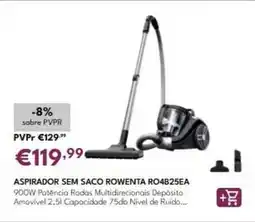Radio Popular Rowenta - aspirador sem saco ro4b25ea promoção