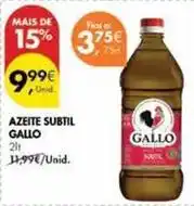 Pingo Doce Gallo - azeite subtil promoção