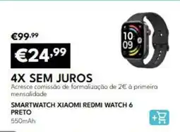 Radio Popular Xiaomi - smartwatch redmi watch 6 preto promoção