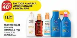 Pingo Doce Sun - protetor solar super uv vitamina c fps promoção