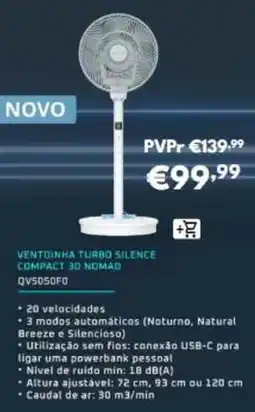 Radio Popular 3d - ventinha turbo silence compact nmd promoção