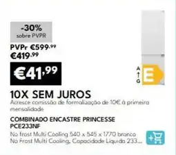Radio Popular Princesse - combinado encastre pce233nf promoção