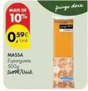 Pingo Doce Pingo doce - massa promoção