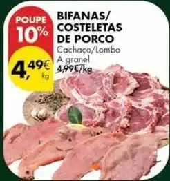 Pingo Doce A+ - bifanas/costeletas de porco promoção