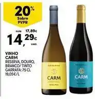 Continente Bom dia Carm - vinho promoção