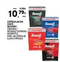 Continente Bom dia Buondi - capsulas de cafe promoção
