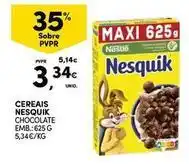 Continente Bom dia Nesquik - cereais chocolate promoção