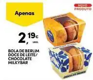 Continente Bom dia Bola de berlim doce de leite/ chocolate promoção