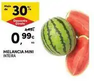 Continente Bom dia Mini - melancia inteira promoção