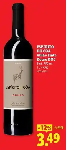 Lidl Portugal - do coa vinho tinto douro doc promoção
